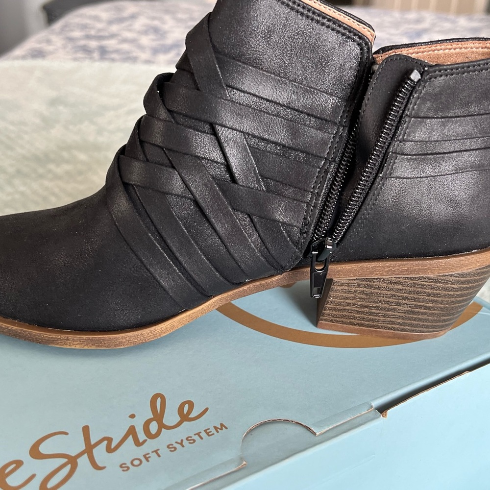 Brand New Life Stride Black Booties